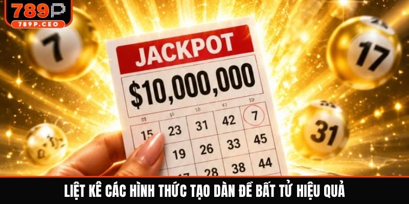 Liệt kê các hình thức tạo dàn đề bất tử hiệu quả